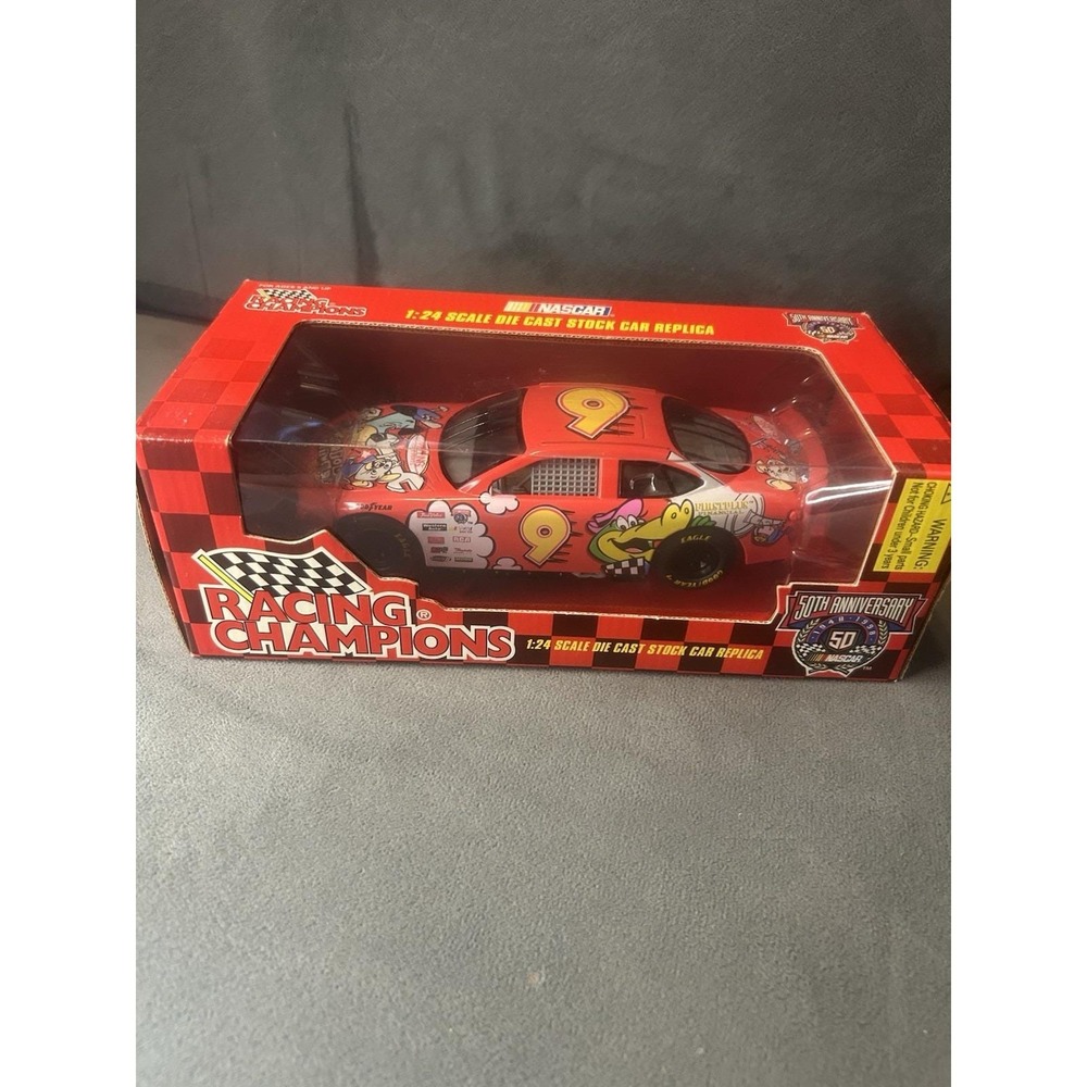 1998 Racing Champions #9 Cartoon Network NASCAR 1:24 Diecast 50th Anniversary